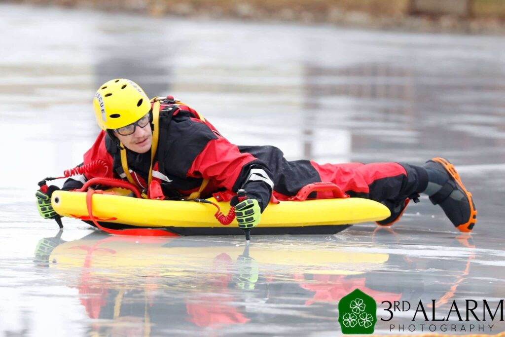 RiverX Ice Rescue Board 735 Removable Ice Rail Kit
